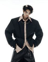 Studded Hybrid Shirt Jacket - COPPING THREADS - ArguE CulturE