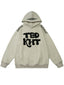 TEDKHT Letter Puff Print Hoodie - COPPING THREADS - CT Select