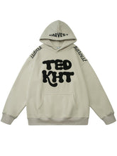 TEDKHT Letter Puff Print Hoodie - COPPING THREADS - CT Select