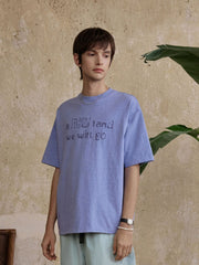 Text Watermark Print Tee - COPPING THREADS - CT Select