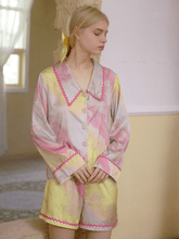 Tie - Dye Satin Pajama Set - COPPING THREADS - CT Dreamscape