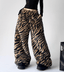Tiger Print Fleece Wide - Leg Pants - COPPING THREADS - CT Select