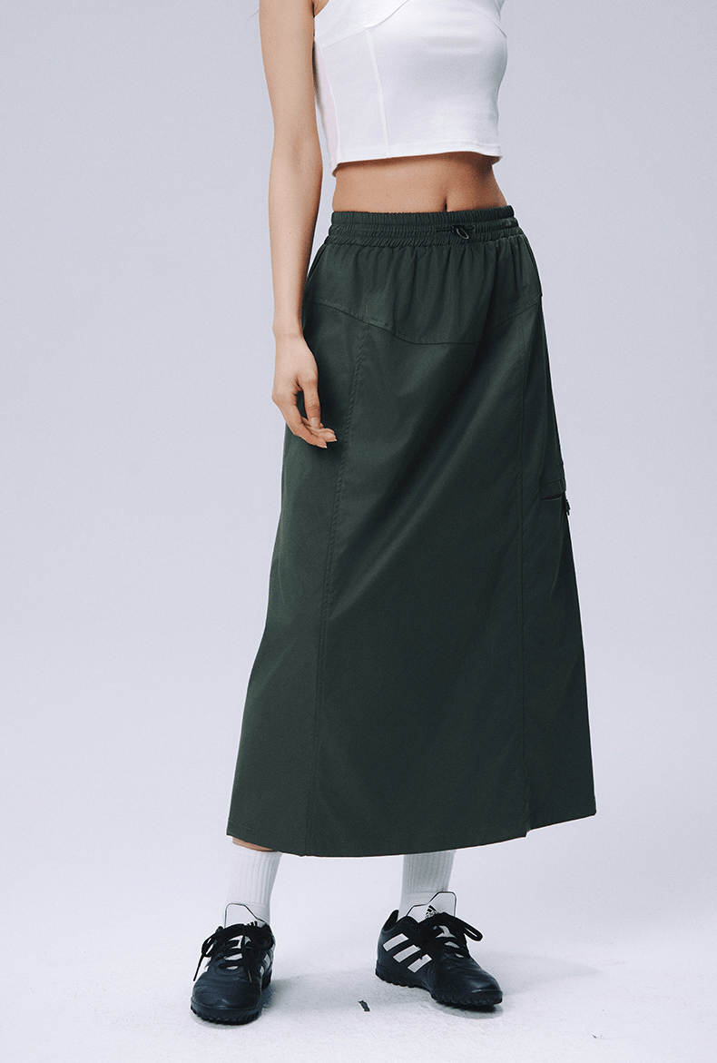 Utility Pocket A - Line Midi Skirt - COPPING THREADS - RAPPEYE