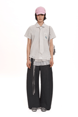 Vintage Checkered Ruffle Hem Shirt - COPPING THREADS - MOROMORO