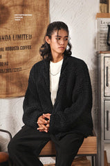 Vintage Chunky Knit Cardigan - COPPING THREADS - MAKE NOISE