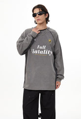 Vintage Colorblock Blokecore Long Sleeve Tee - COPPING THREADS - CHICISLAND