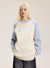 Vintage Colorblock Crewneck Sweater - COPPING THREADS - CATTEE