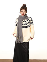 Vintage Colorblock Fair Isle Pullover Knit Sweater - COPPING THREADS - CT Select