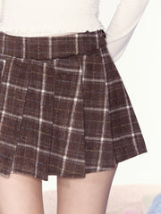 Vintage Crinkled Checkered Skirt - COPPING THREADS - AYF