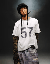 Vintage Distressed Camo Patchwork Layered Long Sleeve Tee - COPPING THREADS - TRECLUB