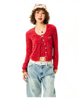 Vintage Ditsy Flower Print Cardigan Set - COPPING THREADS - YOUNG STAGE