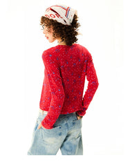 Vintage Ditsy Flower Print Cardigan Set - COPPING THREADS - YOUNG STAGE