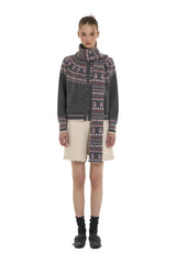 Vintage Fair Isle Rose Flower Knit Cardigan - COPPING THREADS - MOROMORO