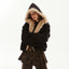 Vintage Faux Fur Collar Puffer Coat - COPPING THREADS - CHICISLAND