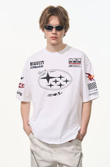 Vintage Hip - Hop Racing Print Tee - COPPING THREADS - Harsh and Cruel