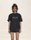 Vintage - Inspired Embroidered Lettering Tee - COPPING THREADS - MOROMORO