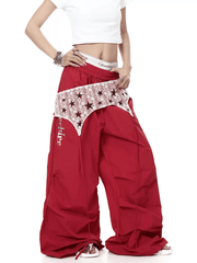 Vintage Lace Overlay Paratrooper Pants - COPPING THREADS - CT Select