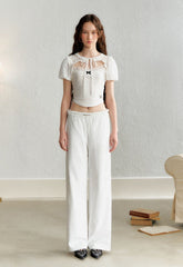 Vintage Lace Patchwork Trousers - COPPING THREADS - AYF