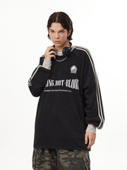 Vintage Letter Print Long Sleeve Tee - COPPING THREADS - CHICISLAND