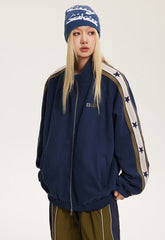 Vintage Patchwork Zipper Band Jacket - COPPING THREADS - CATTEE