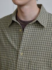 Vintage Plaid Collared Short Sleeve Shirt - COPPING THREADS - CT Select