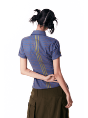 Vintage Plaid Fitted Short Sleeve Shirt - COPPING THREADS - Jikoo