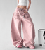 Vintage Plaid Patchwork Wide - Leg Jeans - CT7059 - COPPING THREADS - CT Select