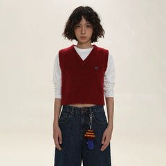 Vintage Preppy Knit Vest - COPPING THREADS - MOROMORO
