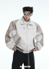 Vintage Snake - Print Deconstructed Bomber Jacket - COPPING THREADS - ArguE CulturE