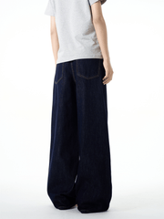 Vintage Straight Fit Wide - Leg Denim Jeans - COPPING THREADS - CT Basics