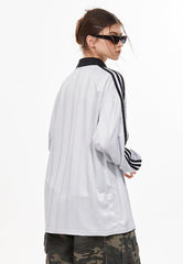 Vintage Stripe Polo Collar Sports Jersey Tee - COPPING THREADS - CHICISLAND