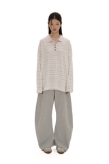 Vintage Striped Loose - Fit Long Sleeve Tee - COPPING THREADS - MOROMORO