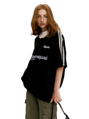 Vintage Striped Sleeve Blokette Jersey Tee - COPPING THREADS - CHICISLAND