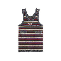 Vintage Striped Sleeveless Midi Dress - COPPING THREADS - MOROMORO