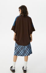 Vintage Triple - Stripe Sleeve Oversized Tee - COPPING THREADS - CHICISLAND