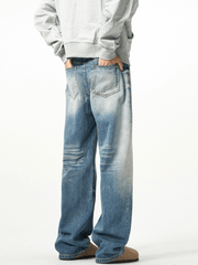 Vintage Wash Blue Wide - Leg Jeans - COPPING THREADS - CT Basics