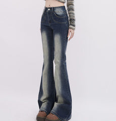 Vintage Wash Flared Denim - COPPING THREADS - RAYOHOPP