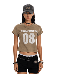 Vintage Washed 08 Cropped Tee - COPPING THREADS - 0123Start