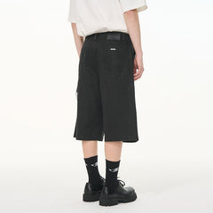 Vintage Washed Double Knee Carabiner Hiking Shorts - COPPING THREADS - Harsh and Cruel