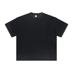 Vintage Washed Gradient Distressed Tee - COPPING THREADS - CT Basics