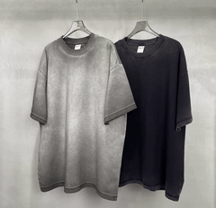 Vintage Washed Gradient Distressed Tee - COPPING THREADS - CT Basics