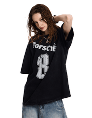 Vintage Washed Oversized Graphic Tee - COPPING THREADS - CT Select