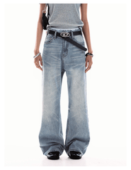 Vintage Washed Straight - Leg Denim - COPPING THREADS - 0123Start