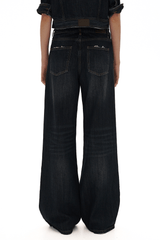 Vintage Whisker Spray Wash Denim Pants - COPPING THREADS - MOROMORO