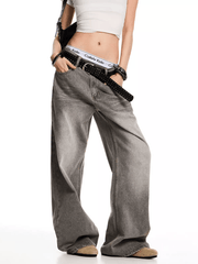 Washed Vintage Straight - Leg Denim - COPPING THREADS - CT Select