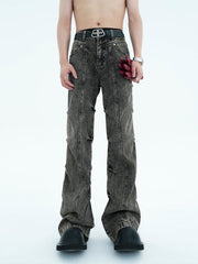 Wasteland style Pleated Denim - COPPING THREADS - CT Select