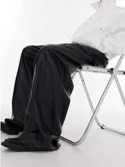 ArguE CulturE High Waist Wide Leg Leather Pants - COPPING THREADS - ArguE CulturE