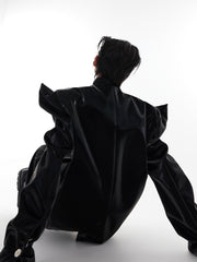 ArguE CulturE Horn - shaped Leather Jacket - COPPING THREADS - ArguE CulturE