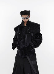 ArguE CulturE Liquid Shoulder Pad PU Jacket - COPPING THREADS - ArguE CulturE