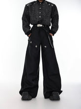 ArguE CulturE Metal Embellished Wide - leg Pants - COPPING THREADS - ArguE CulturE